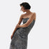 Elmi Shimmer Silver Midi Dress